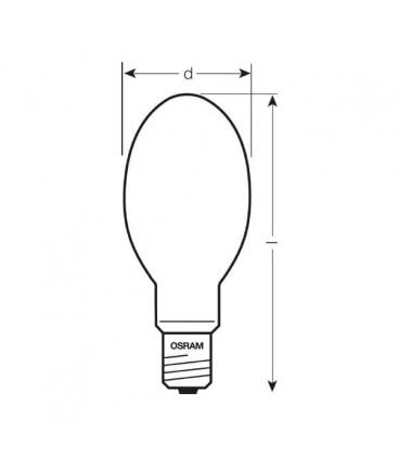 Natriumdampflampe NAV-E 100W Super 4Y E40 - Hochleistungsfähige Beleuchtung 8518-10505