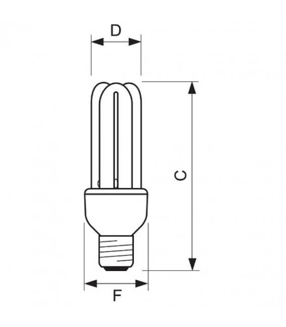 Lámpara Genie 18W 865 CDL E27 – foto
