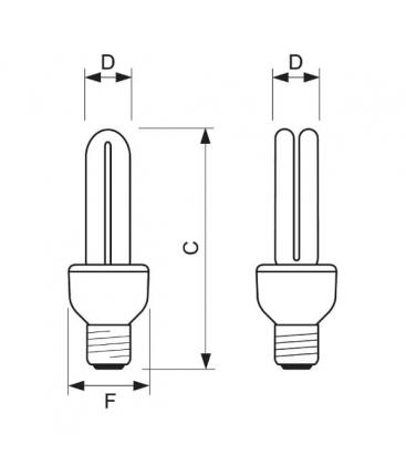Genie 5W 827 WW E27 LED sijalka 8615-10788