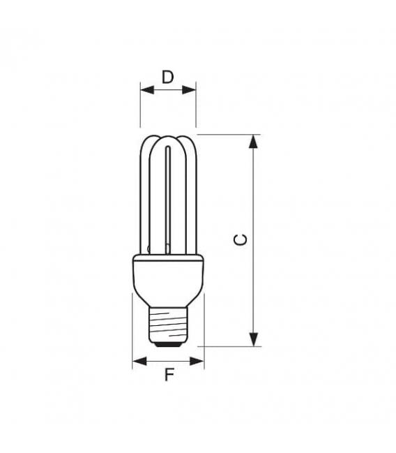 Genie 8W Warm White E27 Lamp – photo