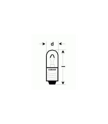 Bombilla E10 3450 6.7V 2W monobloque 444-1122