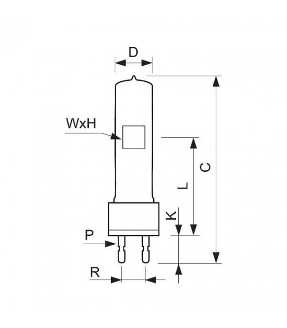 Discover 650W 220V G22 Lamp 6993Z FKH - Solutions d'éclairage spécialisées – Photo