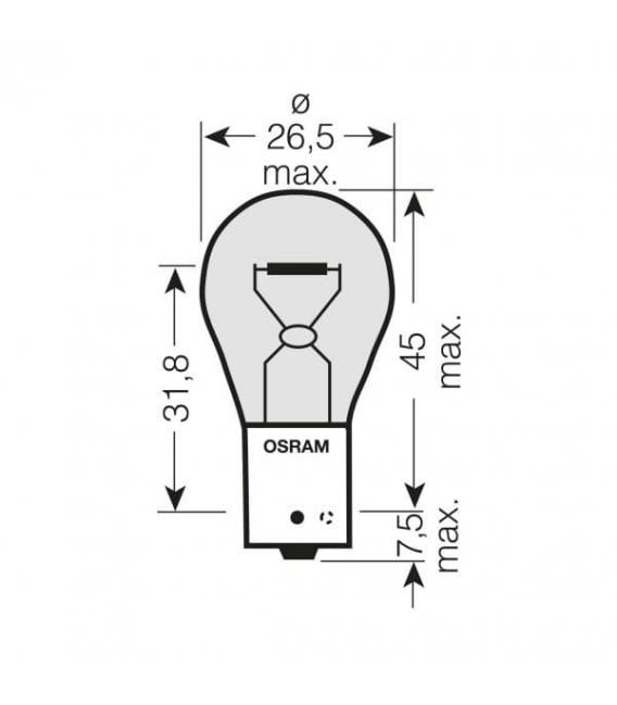 Car Bulb PY21W 12V 7507 ULT BAU15s - Your Car – photo