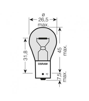 Avtomobilska žarnica PY21W 12V 7507 ULT BAU15s - Nadgradnja avtomobila 8830-11427