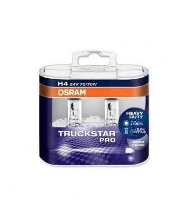 24V žarnica Truckstar PRO H4 75W 64196 P43t dvojni paket 8832-11434