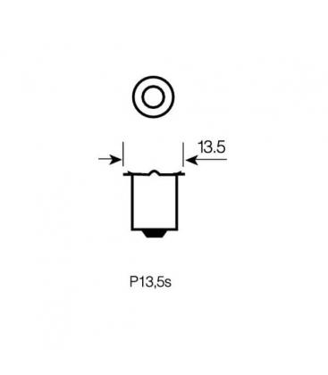 Bombilla halógena 6406510 5.2V 850mA P13.5s - Linterna y antorcha 470-1166