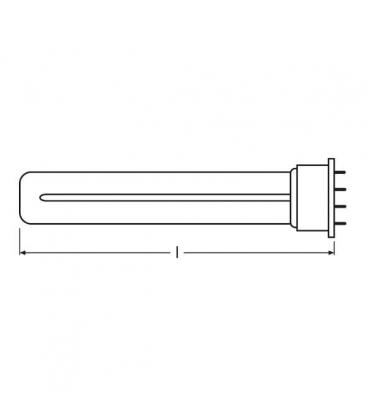 11W OFR : Stérilisation à haut rendement avec la lampe UV-C PL-S G23. 8972-11916