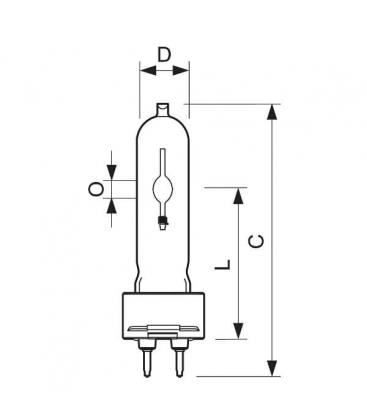 MasterColour CDM-T 70W 925 Warm - Lampada G12 Premium 9014-12056