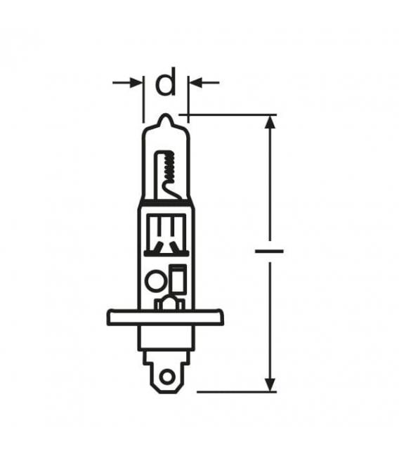 Car Headlight Bulb 12V 55W P14.5s Illuminate Your Drive – photo