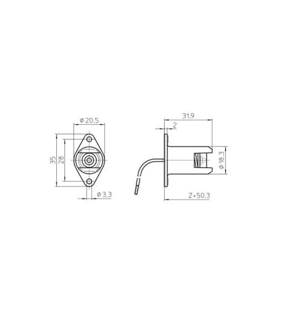 R7s Lampholder Base - Essential – photo