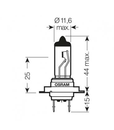 Lampara 12V 55W PX26d 491-1226