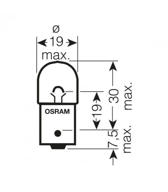12V Car Bulb R5W 5W BA15s Automotive – photo