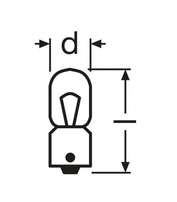 12V BA9s lampadina auto 2W Illuminazione automobilistica – Foto