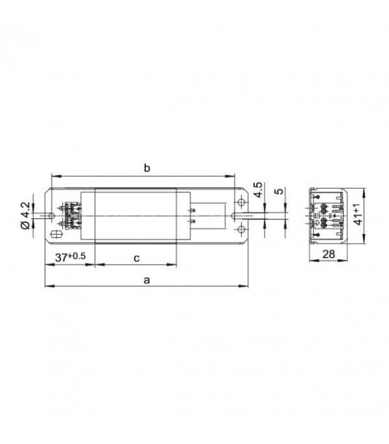 Reattore L15.329 220V 50Hz T8 - Reattori magnetici – Foto