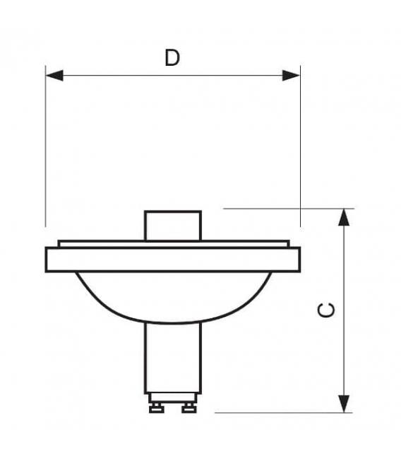 CDM 70W 942 GX8.5 10D - Lámpara R111 Premium para iluminación brillante – foto