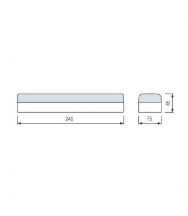 Apparecchio di emergenza a LED HL306L 1,8W - 6h di autonomia 9202-12683
