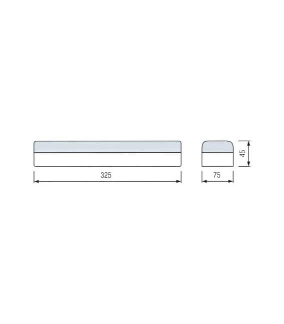 Luminaire de secours à LED HL308L 2.4W - 5h d'autonomie – Photo