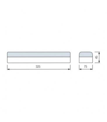 Luminaria LED de emergencia HL308L 2,4 W - 5 h de autonomía 9203-12685