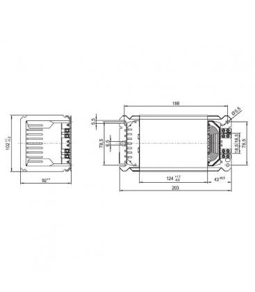 Ballast NAHJ 1000.089 Magnetic - 220V 50Hz HI 9210-12706