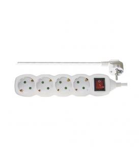 Alargador eléctrico con interruptor - Power 4Z 2m Schuko