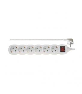 Prolunga elettrica con interruttore - Power 6Z 2m Schuko