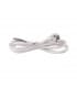 Power cord round cable 3x1mm² 2m White 9302-12903