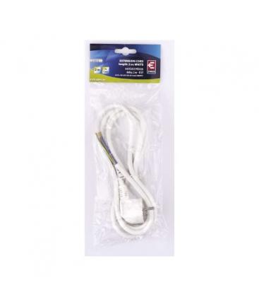 Beli okrogli napajalni kabel 3x1mm² - dolžina 2m 9302-12904