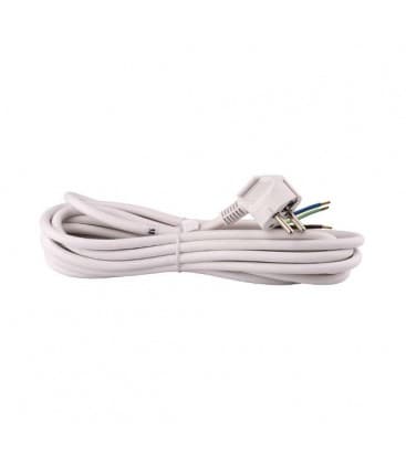 Cavo rotondo di alimentazione 3x1,5mm² 5m Bianco 9308-12912