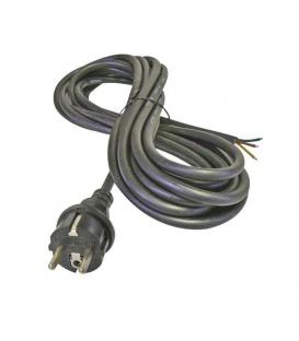 Netzkabel Flexokabel Gummi 3x1,5mm² 3 Meter schwarz