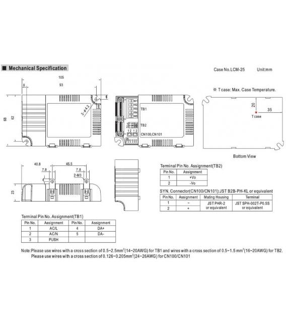 Osvetlite svoj dom z gonilnikom LED LCM 25DA 6 54V 25W IP20 – fotografija