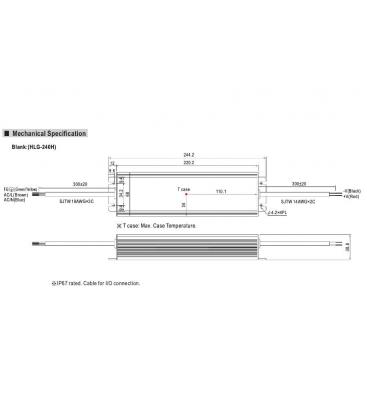 Driver LED HLG 240H 12 Alta potencia, impermeable y eficiente 9418-13209