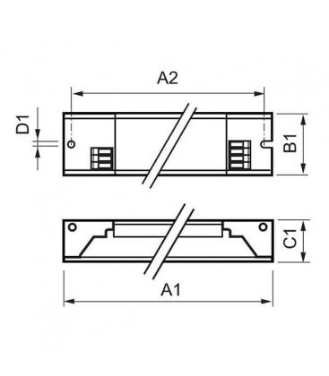 HF P 180 TL5 PL-L 220V elektronska predstikalna naprava 9495-13430