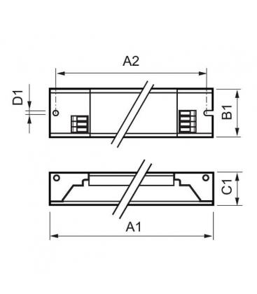 Balasto electrónico HF P 136 TL-D III 220 V 9497-13436