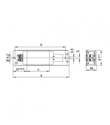 Reattore LN16.316 220V 50Hz T8 TC-DD - Reattori magnetici 9527-13496