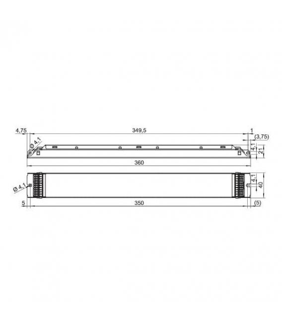 ELXd 418.625 Ballast électronique à gradation 1-10V – Photo