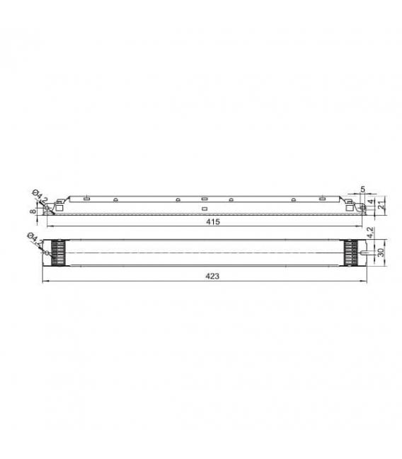 Electronic Dimmable DALI Ballast ELXd 258.620 - 2x58W T8 – photo