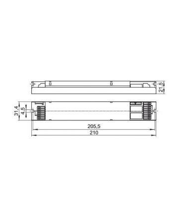 EMXs 180.001 3h Ni Cd modul za zasilno razsvetljavo 9620-13673
