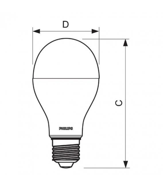 CorePro LEDBulb 15 100W Warm White E27 LED Lamp – photo