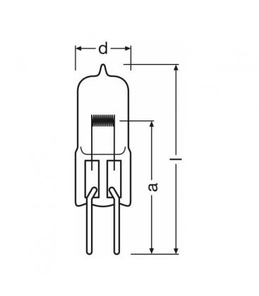 HLX 64663 EVD 400W 36V G6.35 Light Bulb - Medical & Surgical Use 552-1390