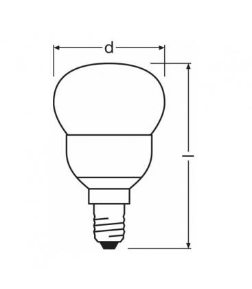 Star Mini P 25 4W WW 220V FR E14 - Lampada LED Excellence 9709-13900