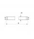 Tubos fluorescentes de luz fresca T8 LT 58W 075 G13 10094-15235