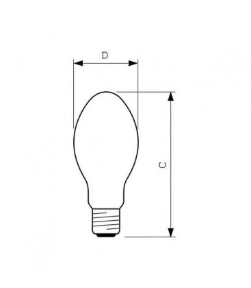 Natriumdampflampe Master Son PIA Plus 150W E40 - Hochleistungsfähige Beleuchtung 10178-15550
