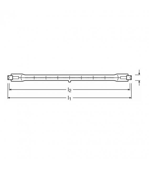 Hochintensive 1000W-Lampe 64583, R7s-Sockel - 220V Leistung – foto
