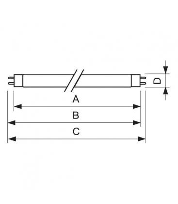 TL-D 18W 16 G13 Ampoule colorée jaune 10274-15882