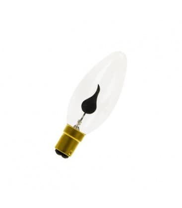 Classic Decorative Light Bulb BA Flicker 3W Ba15d Flame Effect 10303-15978