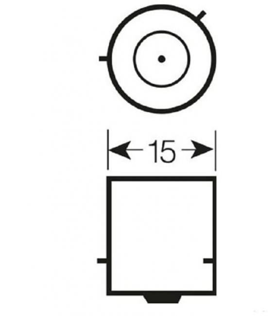 12V Diadem PY21W Autolampe Doppelpack - Tuning – foto
