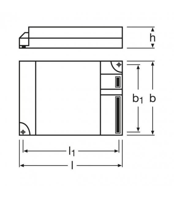 QTi T-E 2x18 42W Elektronisches Vorschaltgerät DIM CFL 1-10V – foto