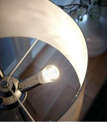 25W Mini Lampada LED Ledluster 4 - 220V WW P45 CL E14 8962-18646