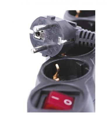 3m elektrisches Verlängerungskabel mit Schalter - Power 1mm² 4Z Schuko 9291-18880