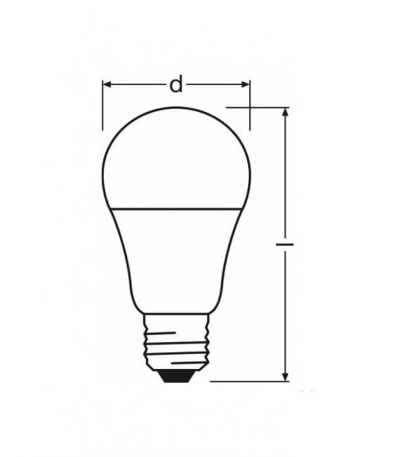 Lampada LED Superstar Classic A 75 10W 827 E27 Dimm - Lampade LED – Foto